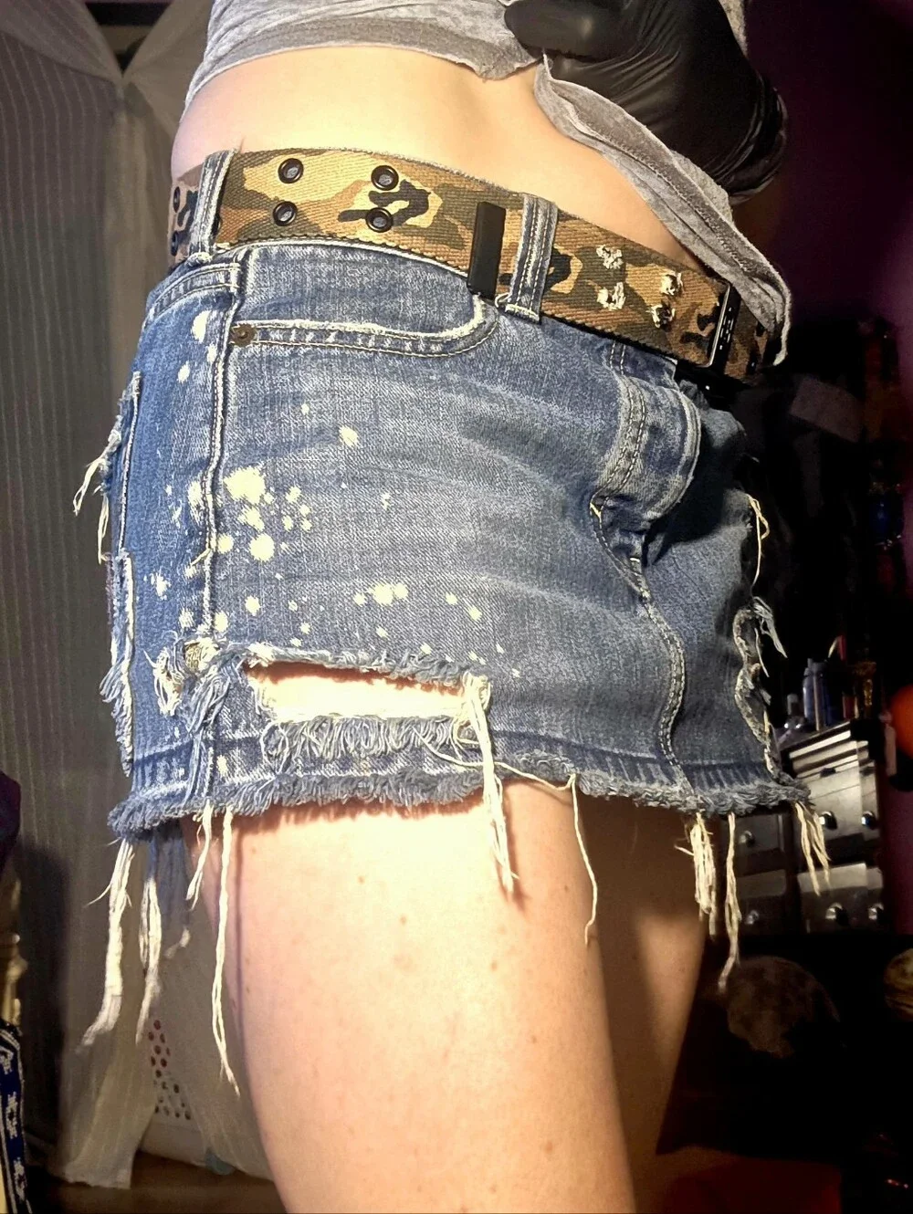 Hollister Blue Denim Skirt - Picture 2 of 8